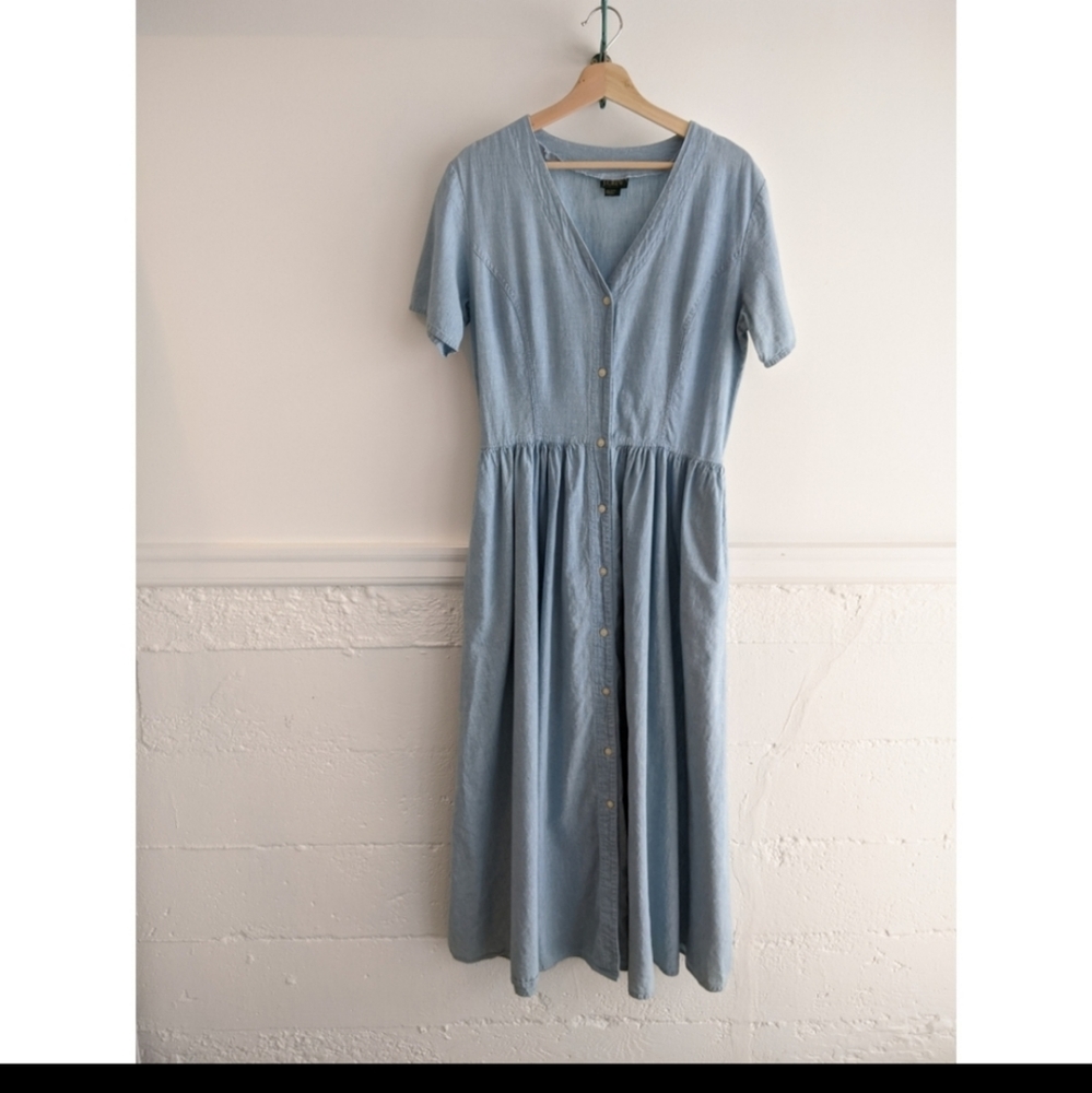 J.Crew • Vintage Chambray Dress